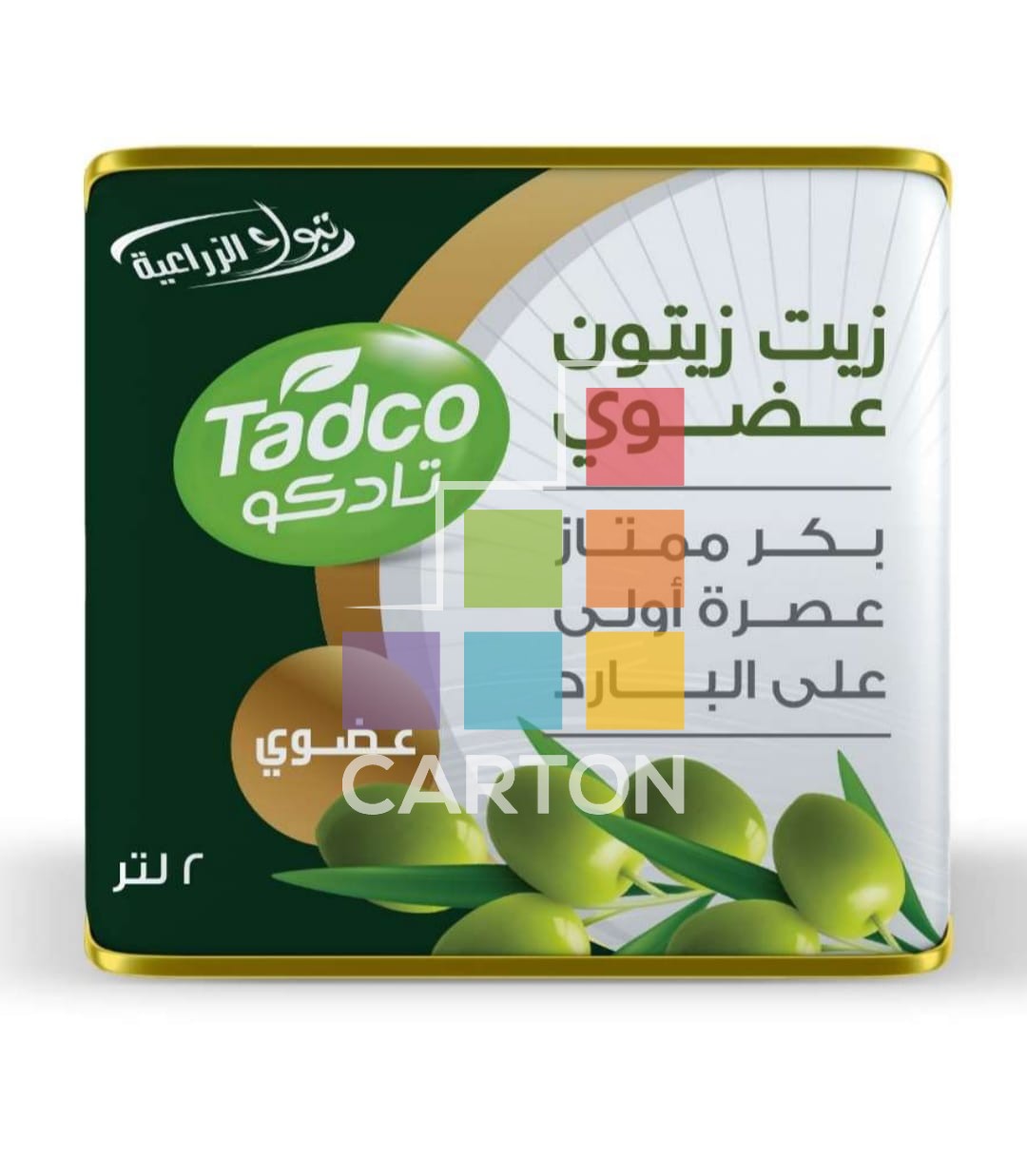 TADCO ORGANIC EXTRA VIRGIN OLIVE OIL 8*2LTR